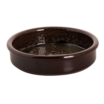 (24 sztuki) TURKEY - Forma do zapiekania - 12 x 2,9 cm - Brązowa / niebieska - Prime Gastro