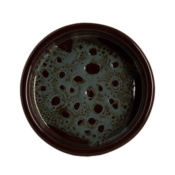 (24 sztuki) TURKEY - Forma do zapiekania - 12 x 2,9 cm - Brązowa / niebieska - Prime Gastro