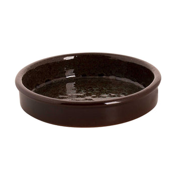 (24 sztuki) TURKEY - Forma do zapiekania - 14 x 3,1 cm - Brązowa / niebieska - Prime Gastro