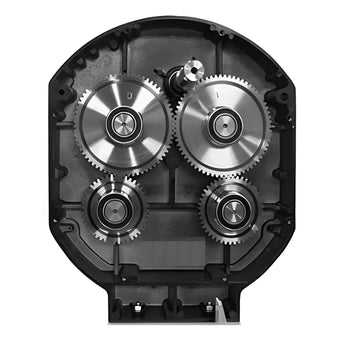 Elektryczna wyciskarka do pomarańczy - z automatycznym podawaniem owoców, funkcją przechowywania soku, trybem czyszczenia & podstawą - czarna - Prime Gastro