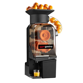 Elektryczna wyciskarka do pomarańczy - czarna - automatyczne podawanie owoców - włącznie z trybem czyszczenia - Prime Gastro