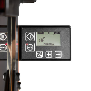 Elektryczna wyciskarka do pomarańczy - z automatycznym podajnikiem owoców & podstawą - czarna - Prime Gastro