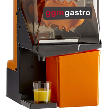 Elektryczna wyciskarka do pomarańczy - srebrna - Manualny podajnik owoców - Prime Gastro