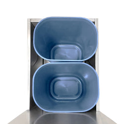 (2 sztuki) Plastikowy pojemnik na odpady MEK - 10L