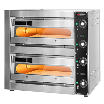 Elektryczny mini piec do pizzy - 1+1x 33,5cm - Manualny - Prime Gastro
