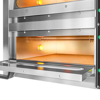 Elektryczny mini piec do pizzy - 1+1x 33,5cm - Manualny - Prime Gastro