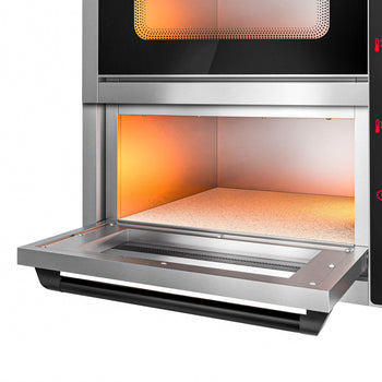 Elektryczny mini piec do pizzy - 4+4x 20cm - Manualny - Prime Gastro