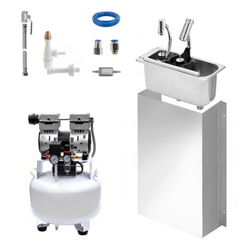 Prysznic do porcjonera z automatycznym wyłącznikiem oraz zabezpieczeniem przed cofaniem się wody - Prime Gastro