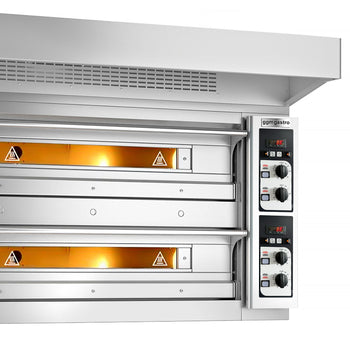 Elektryczny piec do pizzy - 6+6x 33cm - Manualny - Prime Gastro