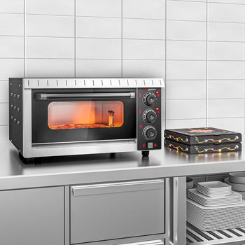 Elektryczny mini piec do pizzy - 4x 20cm - Manualny - Prime Gastro