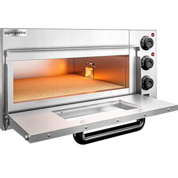 Elektryczny mini piec do pizzy - 4x 20cm - manualny - Prime Gastro