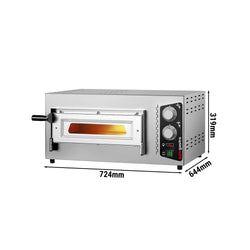 (2 szt.) Elektryczny Piec do pizzy - 4 x Ø24cm - Manualne