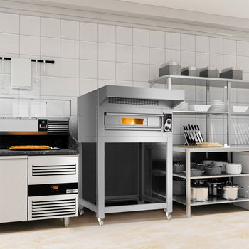 Elektryczny piec do pizzy - 4x 33cm - Manualny - Prime Gastro