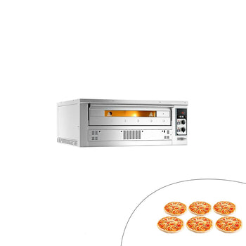 Gazowy piec do pizzy - 6x 33cm - Manualny - Prime Gastro