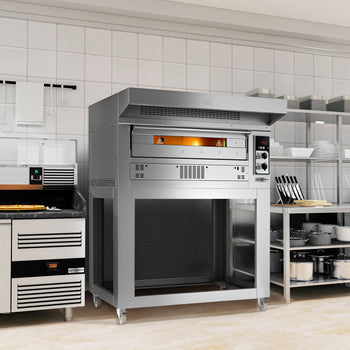 Gazowy piec do pizzy - 9 x 33 cm - Manualny - Prime Gastro