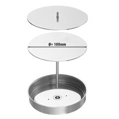 Manualna maszyna do hamburgerów - włącznie z formą do placków Ø 10 + 15 cm