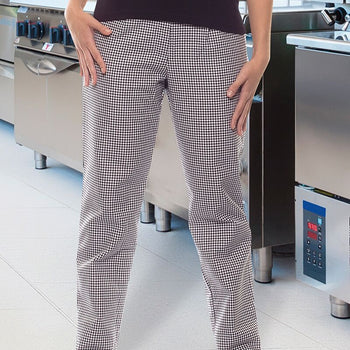 (6 sztuk) KARLOWSKY | Spodnie Pepita Annemarie - Czarne - Rozmiar: 50 - Prime Gastro