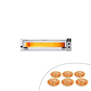 Elektryczny piec do pizzy - 6x 34cm - manualny - Prime Gastro