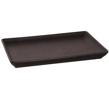 (12 sztuk) UNIVERSE - Talerz Maastricht - Prostokątny - 240x170mm - Czarny - Prime Gastro