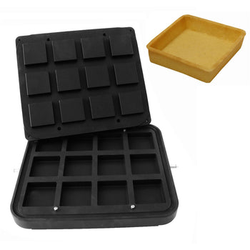 Forma dla urządzenia do tartaletek TMPIC - Kształt tartaletki: Kwadrat - 72x72mm - Prime Gastro