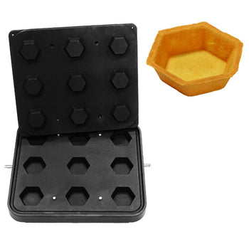 Forma dla urządzenia do tartaletek TMPIC - Kształt tartaletki: sześciokąt - 70x70mm - Prime Gastro