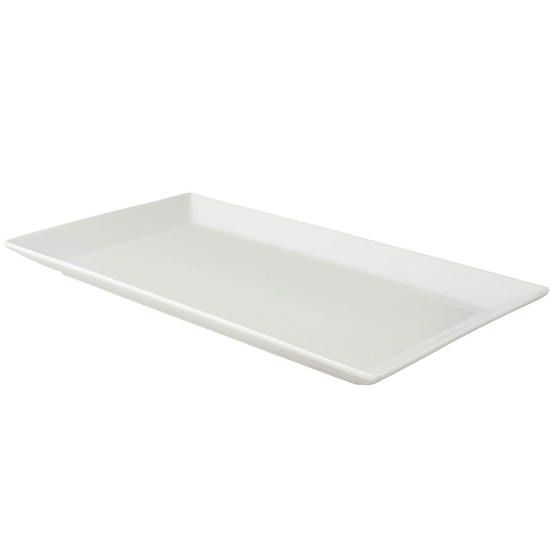 (6 sztuk) WHITE DELIGHT - Talerz - 330x185mm - Biały