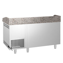 Stół chłodniczy do pizzy PREMIUM - 1550x800 mm - z 1 drzwiami i 5 szufladami