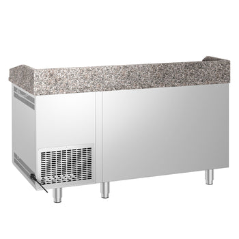 Stół chłodniczy do pizzy PREMIUM - 1550x800 mm - z 1 drzwiami i 5 szufladami - Prime Gastro