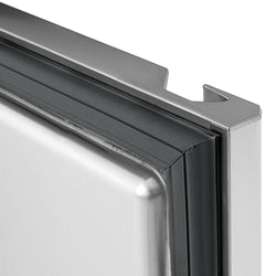 Stół chłodniczy do pizzy PREMIUM - 1550x800 mm - z 1 drzwiami & 7 szufladami - włącznie z witryną chłodniczą nadstawną