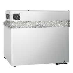 Stół chłodniczy do pizzy ECO - 1400x700mm - z 6 szufladami 1/2 - włącznie z witryną chłodniczą nadtsawną z GN 1/4