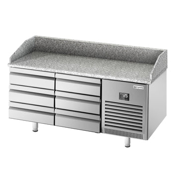 Stół chłodniczy do pizzy PREMIUM PLUS - 1490x700 mm - z 6 szufladami - Prime Gastro