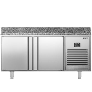 Stół chłodniczy do pizzy PREMIUM PLUS - 1490x700 mm - z 2 drzwiami - Prime Gastro