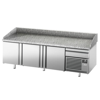 Stół chłodniczy do pizzy PREMIUM PLUS - 2305x800mm - z 3 drzwiami - Prime Gastro