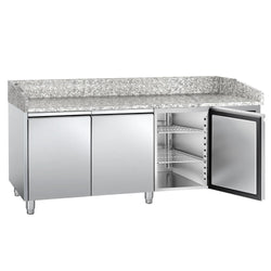 Stół chłodniczy do pizzy ECO - 2000x800mm - z 3 drzwiami