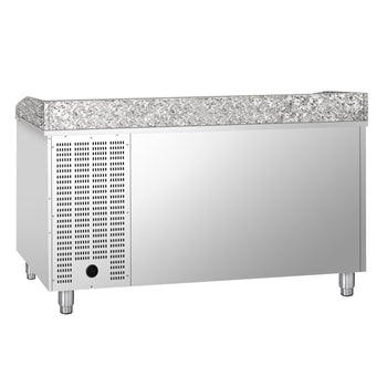 Stół chłodniczy do pizzy ECO - 1500x800 mm - z 1 drzwiami i 7 szufladami - Prime Gastro