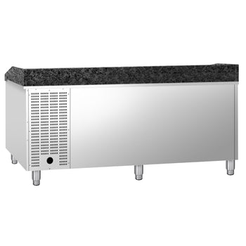Stół chłodniczy do pizzy PREMIUM - 2000x800mm - z 2 drzwiami i 7 szufladami - Prime Gastro