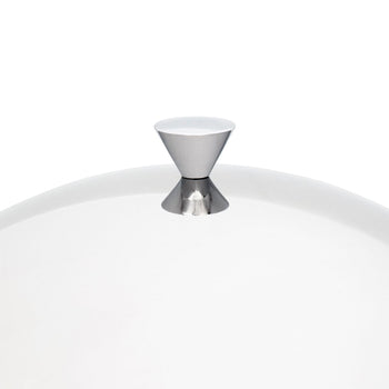 (4 szt.) Pokrywka prezentacyjna / klosz ze stali nierdzewnej - Ø 305 mm - polerowana - Prime Gastro