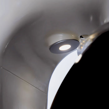 Mikser planetarny - 12 litrów - 880 W - z wyświetlaczem, oświetleniem & 3 nasadkami mieszającymi - jasna kość słoniowa - Prime Gastro