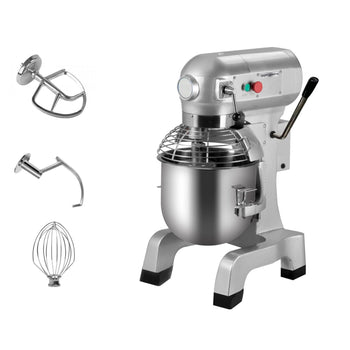 Mikser planetarny - 10 litrów - 450 W - włącznie z 3 nasadkami mieszającymi - Prime Gastro