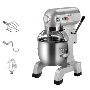 Mikser planetarny - 20 litrów - 1,1 kW - włącznie z 3 nasadkami mieszającymi - Prime Gastro