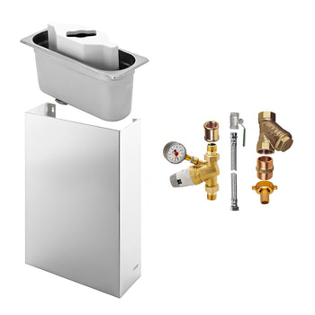 Stacja do płukania porcjowników i łopatek – z zlewem do porcjowników i zintegrowanym sitkiem - Prime Gastro