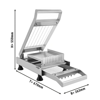 Krajalnica do pralin - 14 & 28 mm - włącznie z 2 ramkami - Prime Gastro