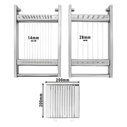 Krajalnica do pralin - 14 & 28 mm - włącznie z 2 ramkami