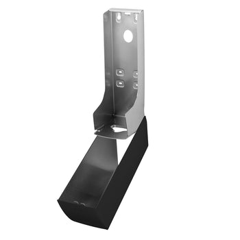 Dozownik papieru toaletowego AIR-WOLF | - do 750 pojedynczych arkuszy - stal nierdzewna - czarny matowy - Prime Gastro