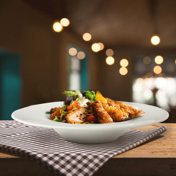 (6 sztuk) LUX - Talerz do makaronu Maastricht - Ø 300 mm - kość słoniowa - Prime Gastro