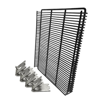 Ruszt wsparcia - czarny - włącznie z 4 zaciskami - odpowiedni dla chłodziarki do napojów GKS908N-B - Prime Gastro