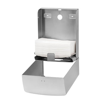 AIR-WOLF | Dozownik ręczników papierowych - na 600 ręczników - stal nierdzewna - Prime Gastro