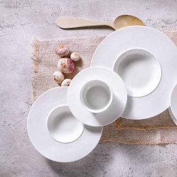 (6 sztuk) WHITE DELIGHT - Talerz do makaronu - Ø 240 mm - Biały - Prime Gastro