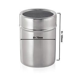 Shaker do cukru pudru & kakao - Ø 70 mm - 100 mm