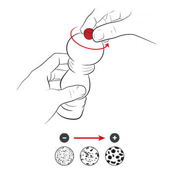 (6 sztuk) PEUGEOT | NANCY - Młynki do soli i pieprzu - akryl - wysokość: 120 mm - Prime Gastro